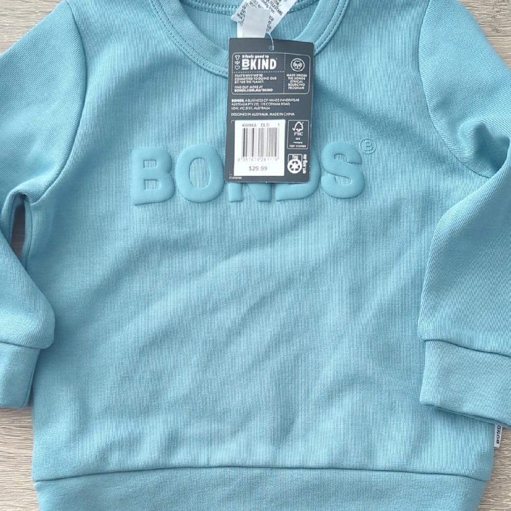 BONDS Tech Sweats Pullover- 12-18M